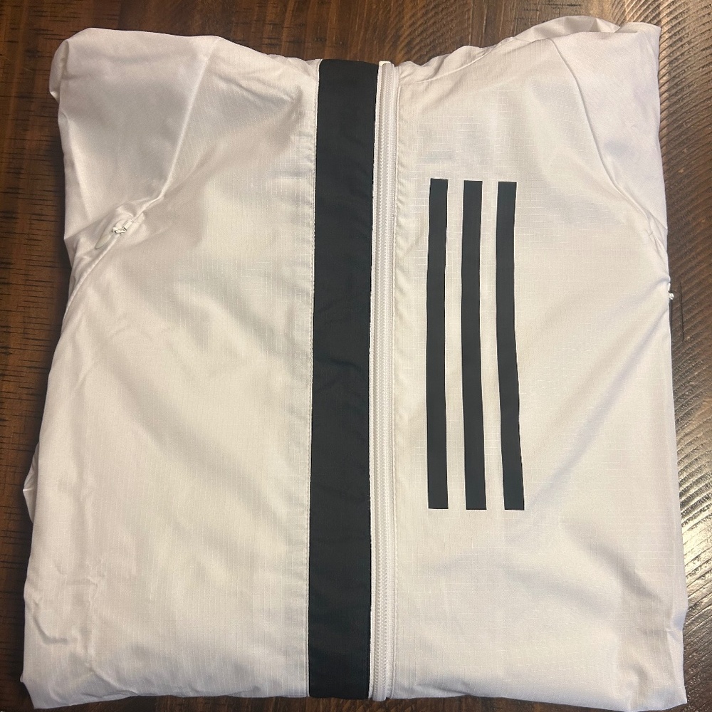 Adidas full zip wind breaker
